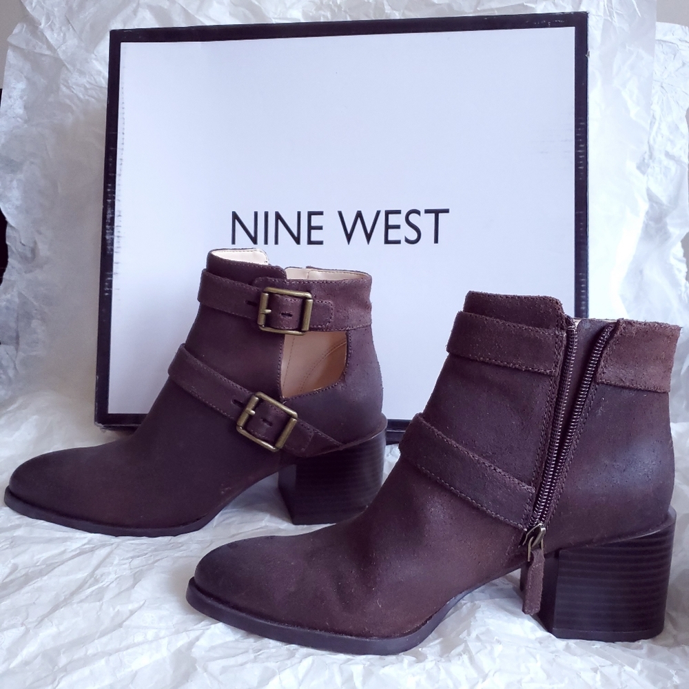 Nine West Leather Booties